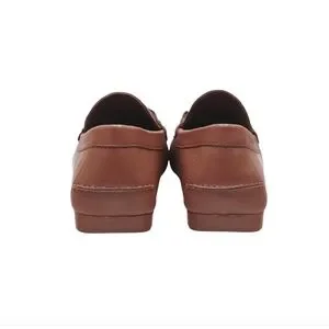 New Versace Greca Brown Leather Calfskin Driver Loafers Size 10.5 (EU 43.5) $949.00 !! VERSACE MEN main image 3